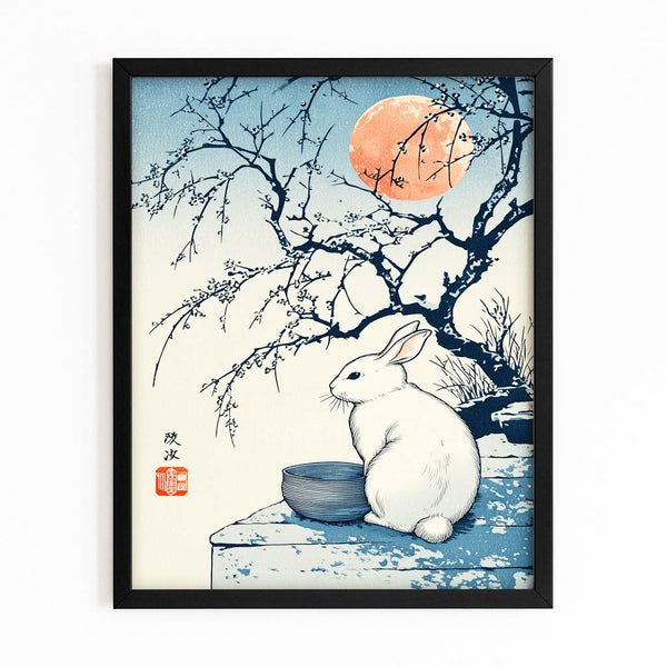 Bunny Wall Art Japanese
