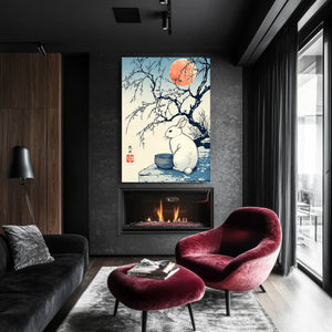 Bunny Wall Art Japanese