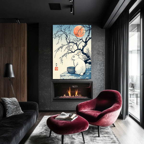 Bunny Wall Art Japanese