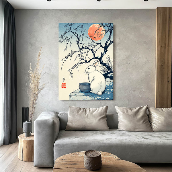 Bunny Wall Art Japanese