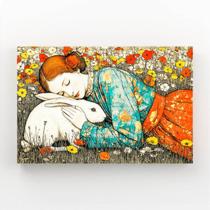 Bunny Wall Art Rustic