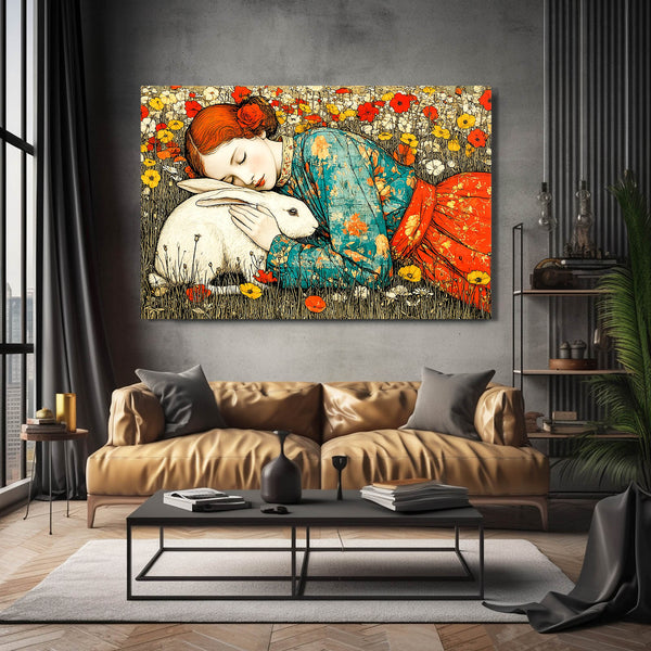 Bunny Wall Art Rustic