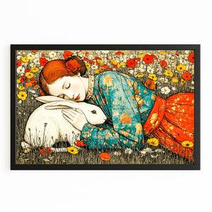 Bunny Wall Art Rustic