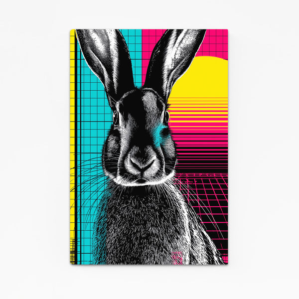 Bunny Wall Art Sunset