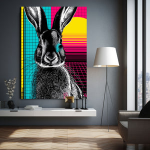 Bunny Wall Art Sunset
