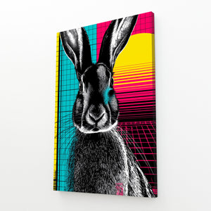 Bunny Wall Art Sunset