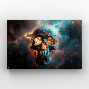 Burning Skull Art | MusaArtGallery™