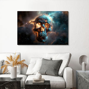 Burning Skull Art | MusaArtGallery™