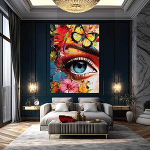 Butterflies Canvas Nature Art Wall | MusaArtGallery™