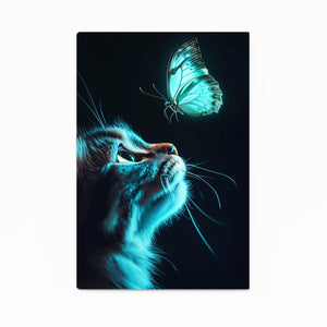 Butterfly Cat Wall Art