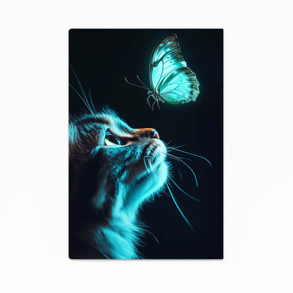 Butterfly Cat Wall Art
