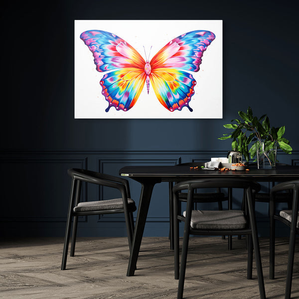 Butterfly Colorful Horizontal Wall Art | MusaArtGallery™