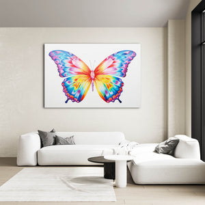 Butterfly Colorful Horizontal Wall Art | MusaArtGallery™