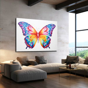 Butterfly Colorful Horizontal Wall Art | MusaArtGallery™