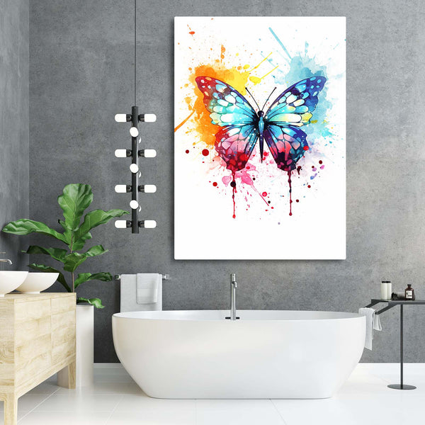 Colorful Butterfly Canvas Wall Art | MusaArtGallery™