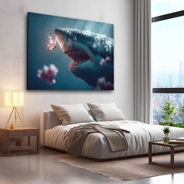 Butterfly Shark Art
