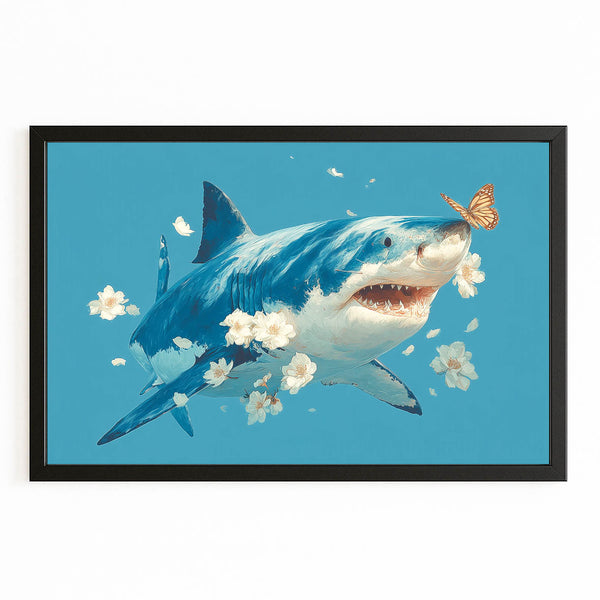 Butterfly Shark Artwork