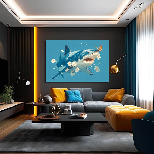 Butterfly Shark Artwork