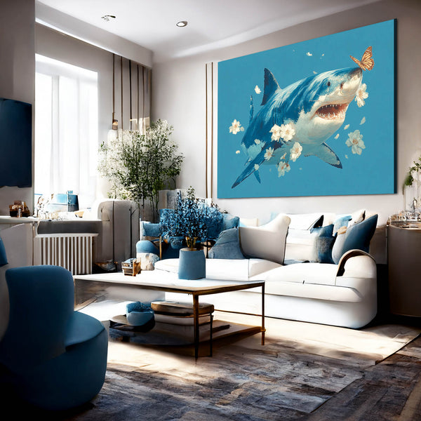 Butterfly Shark Artwork