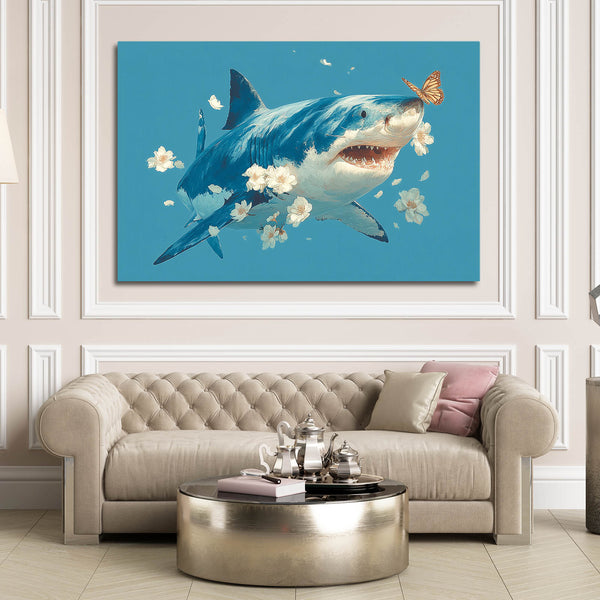 Butterfly Shark Artwork