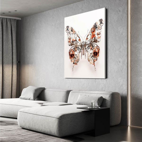 Butterfly Skull Art | MusaArtGallery™