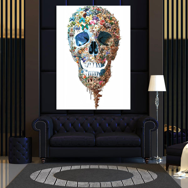 Butterfly Skull Wall Art | MusaArtGallery™