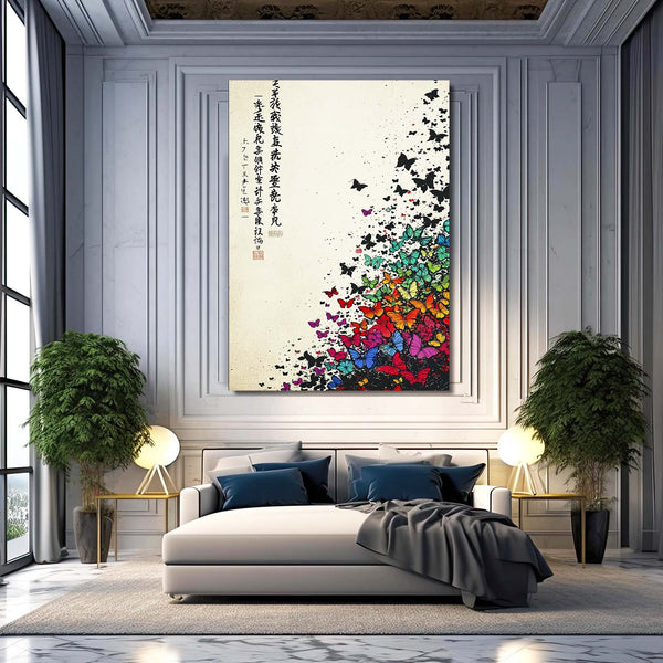 Butterfly Spray Wall Art | MusaArtGallery™