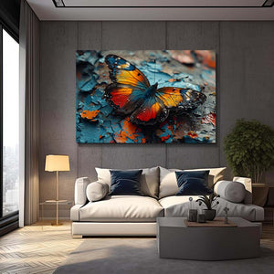 Azur Butterfly Wall Art | MusaArtGallery™