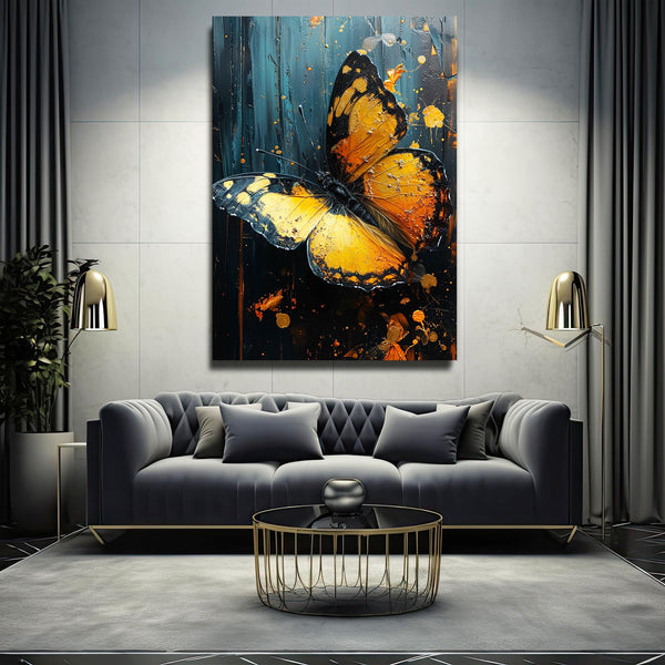 Butterfly Wall Art Gold | MusaArtGallery™