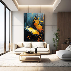 Butterfly Wall Art Gold | MusaArtGallery™