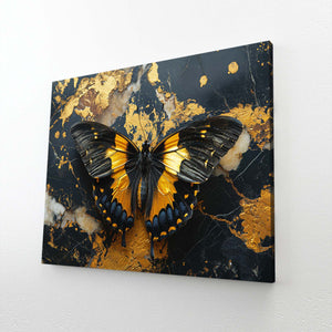 Butterfly Wall Art Gold  | MusaArtGallery™