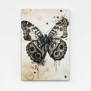 Butterfly Wall Art Black and White | MusaArtGallery™