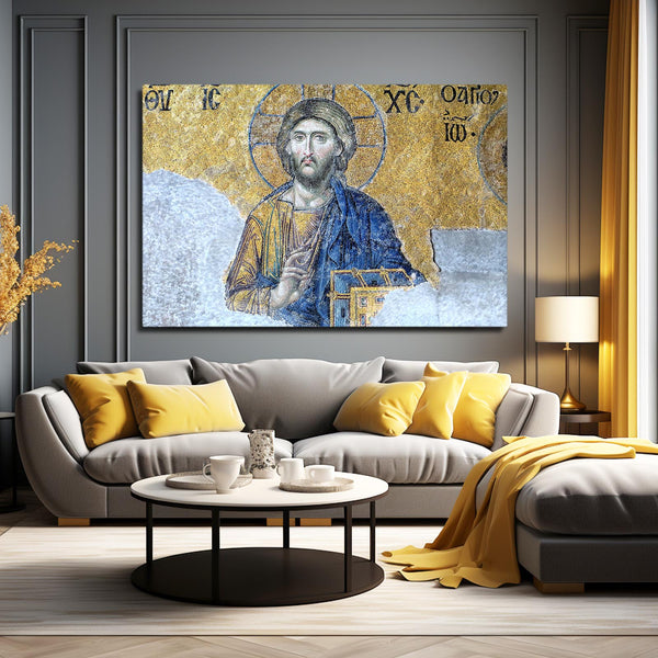 Byzantine Christ Christian Wall Art | MusaArtGallery™