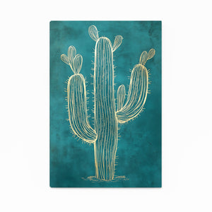 Cactus Art Print Green