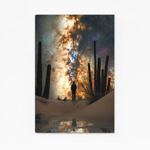 Cactus Art Print Space