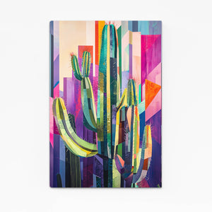 Cactus Art Purple