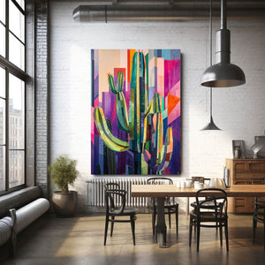 Cactus Art Purple