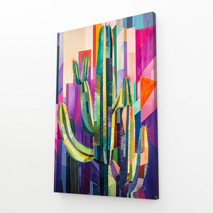 Cactus Art Purple