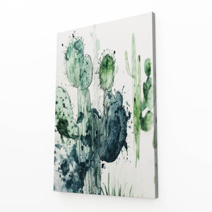 Cactus Artwork Green