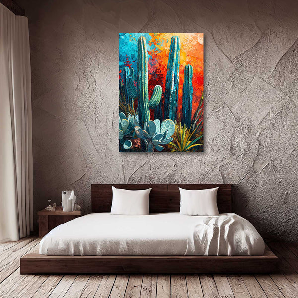 Cactus Wall Art Framed | MusaArtGallery™