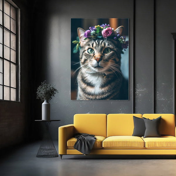 Canvas Cat Wall Art | MusaArtGallery™