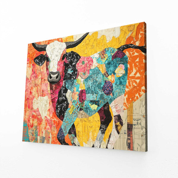 Canvas Cow Wall Art