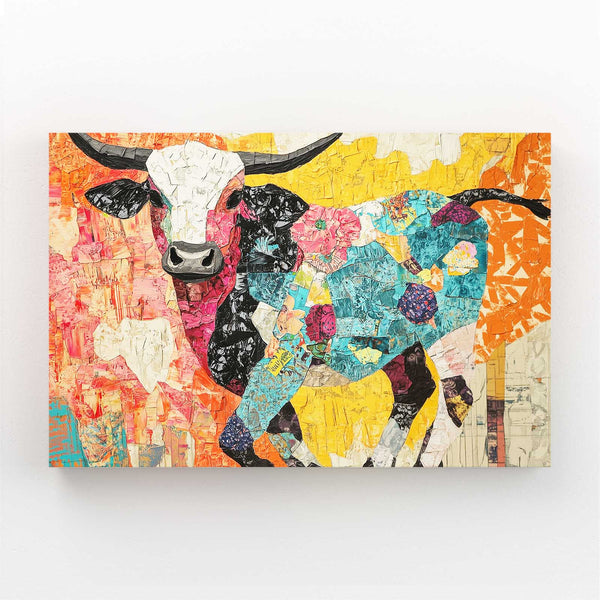 Canvas Cow Wall Art
