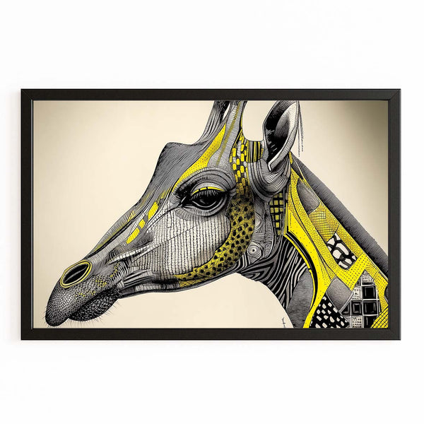 Canvas Giraffe Prints