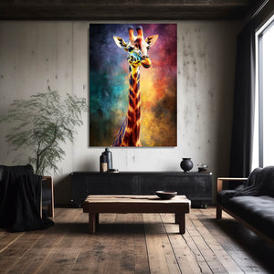 Canvas Giraffe Wall Art