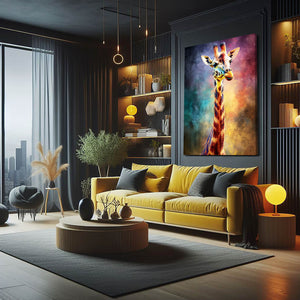 Canvas Giraffe Wall Art