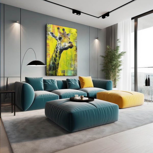 Canvas Giraffe