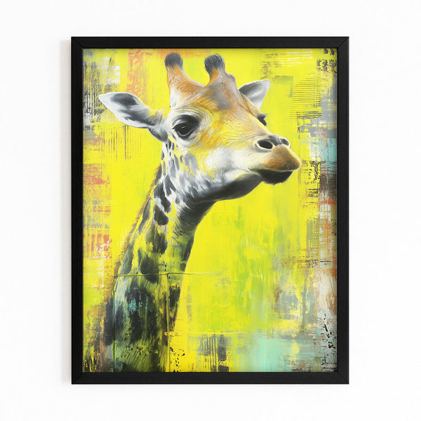 Canvas Giraffe