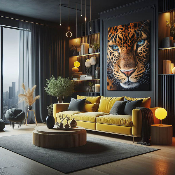 Canvas Leopard