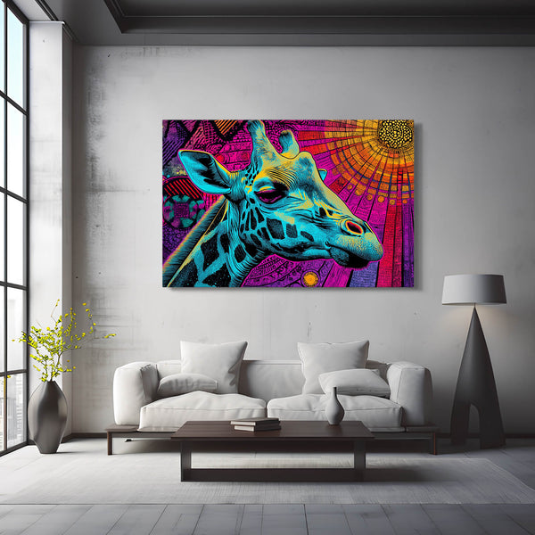 Canvas Wall Art Giraffe